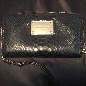 Michael Kors snakeskin wallet